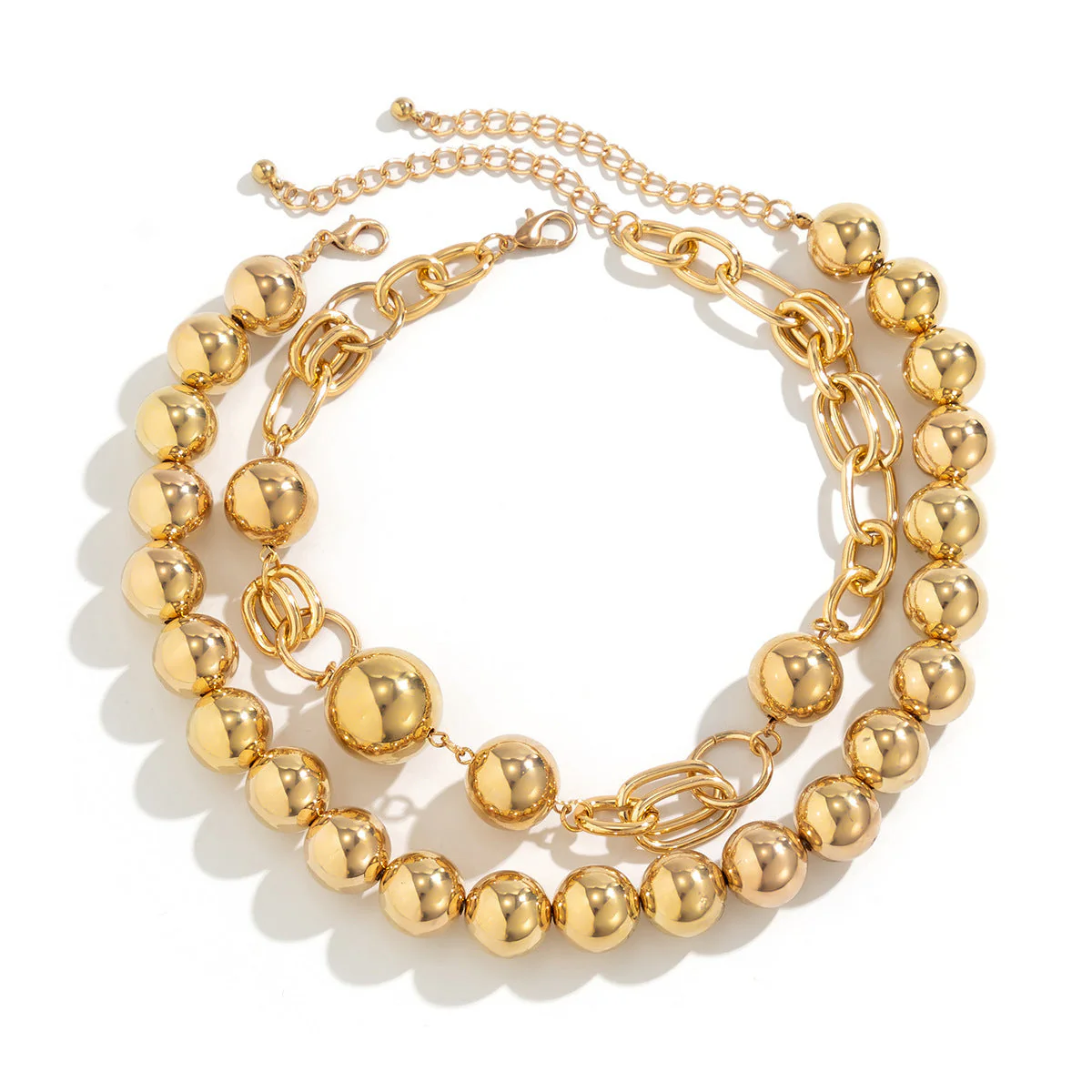 Ball Double Layered Necklace