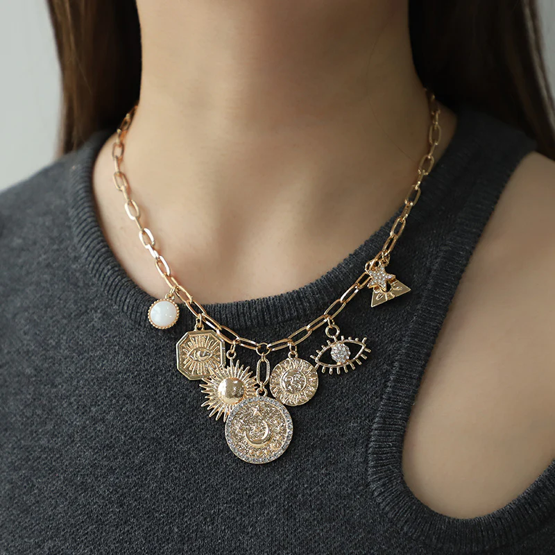 Coin Evil Eye Set
