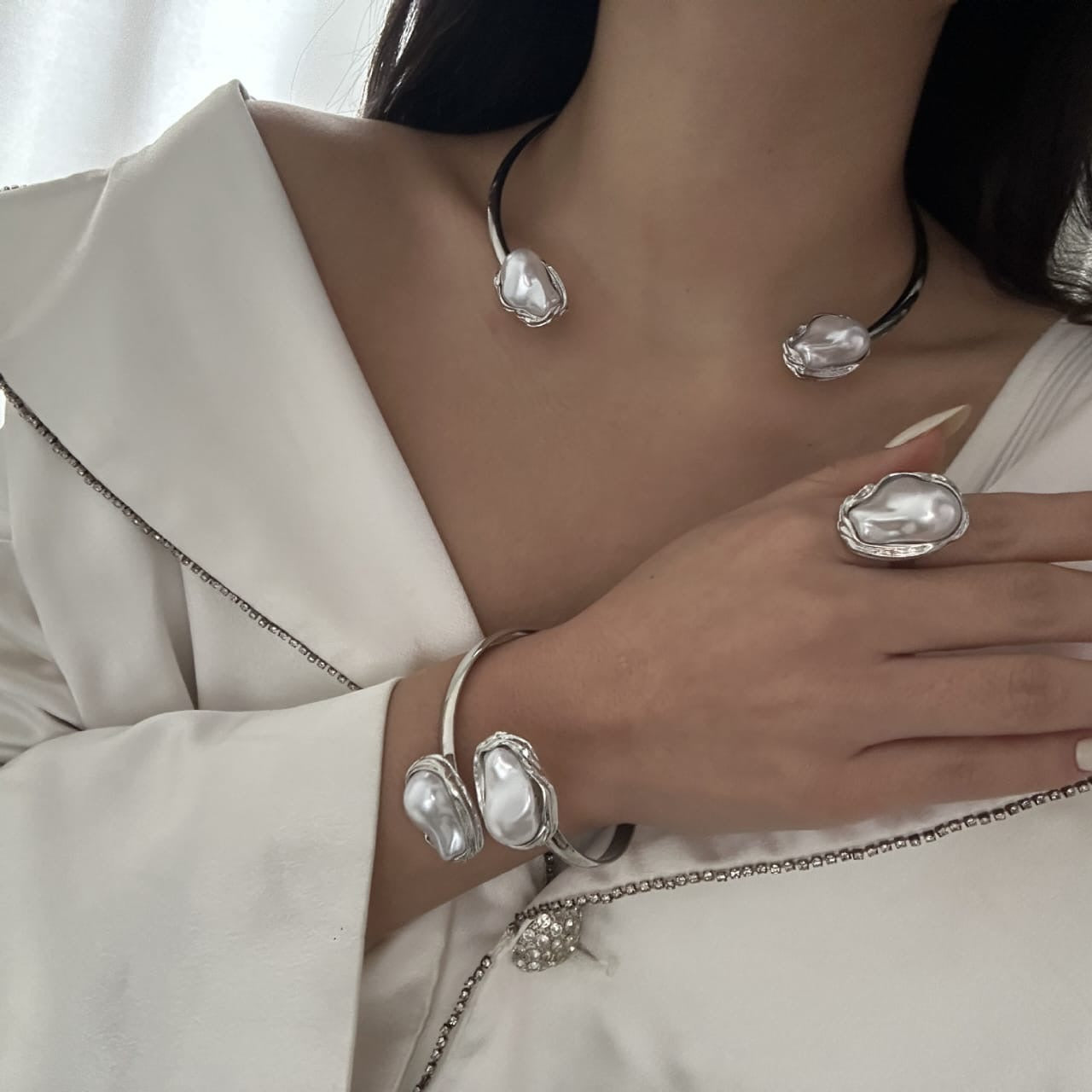 Silver Mother of Pearl