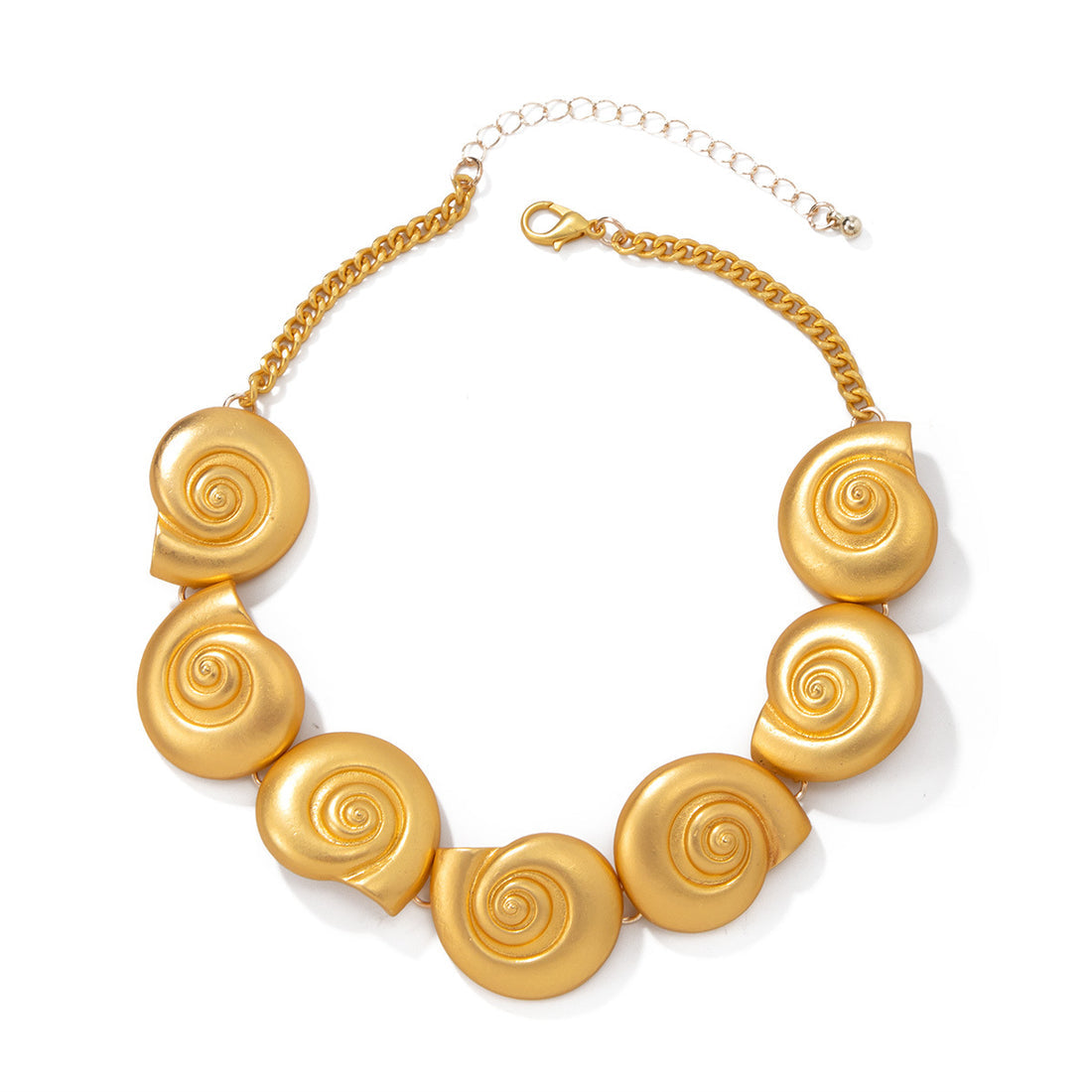 Snail Golden Choker Necklace