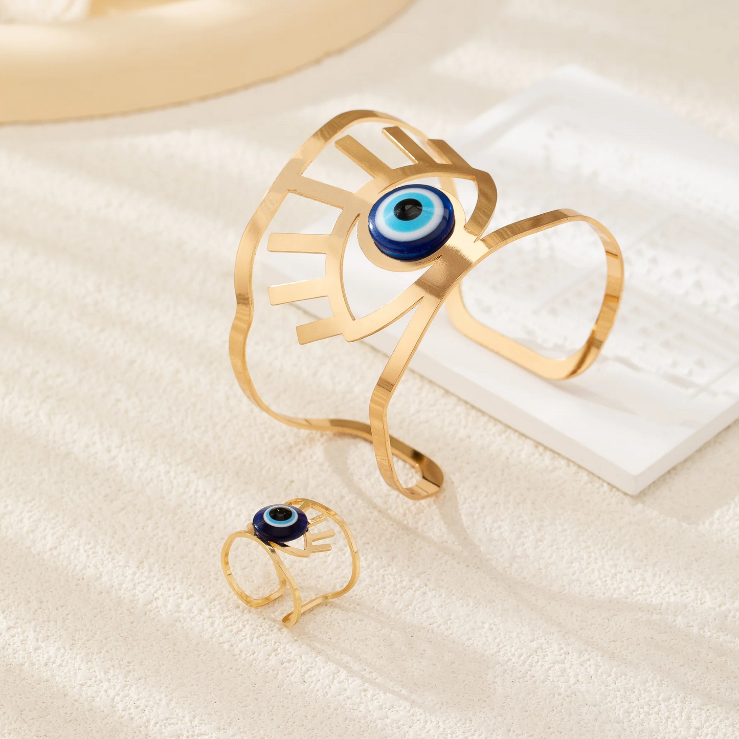 Evil Eye Bracelet and Ring