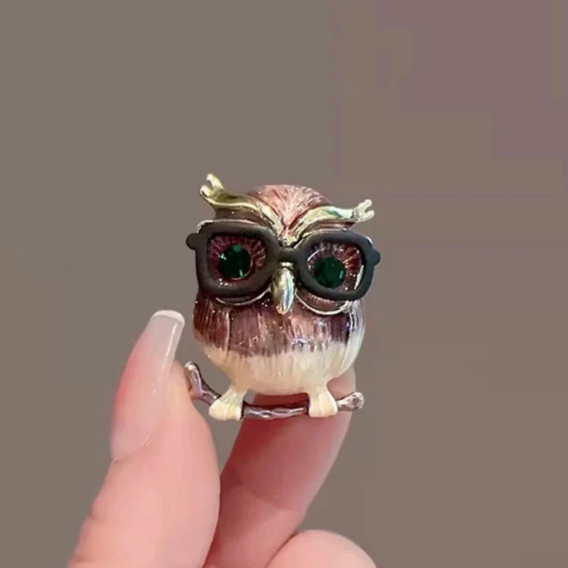 Owl Brooch