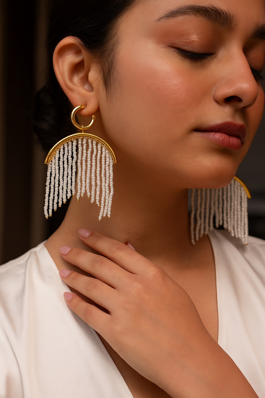 Pearl Seed Earrings