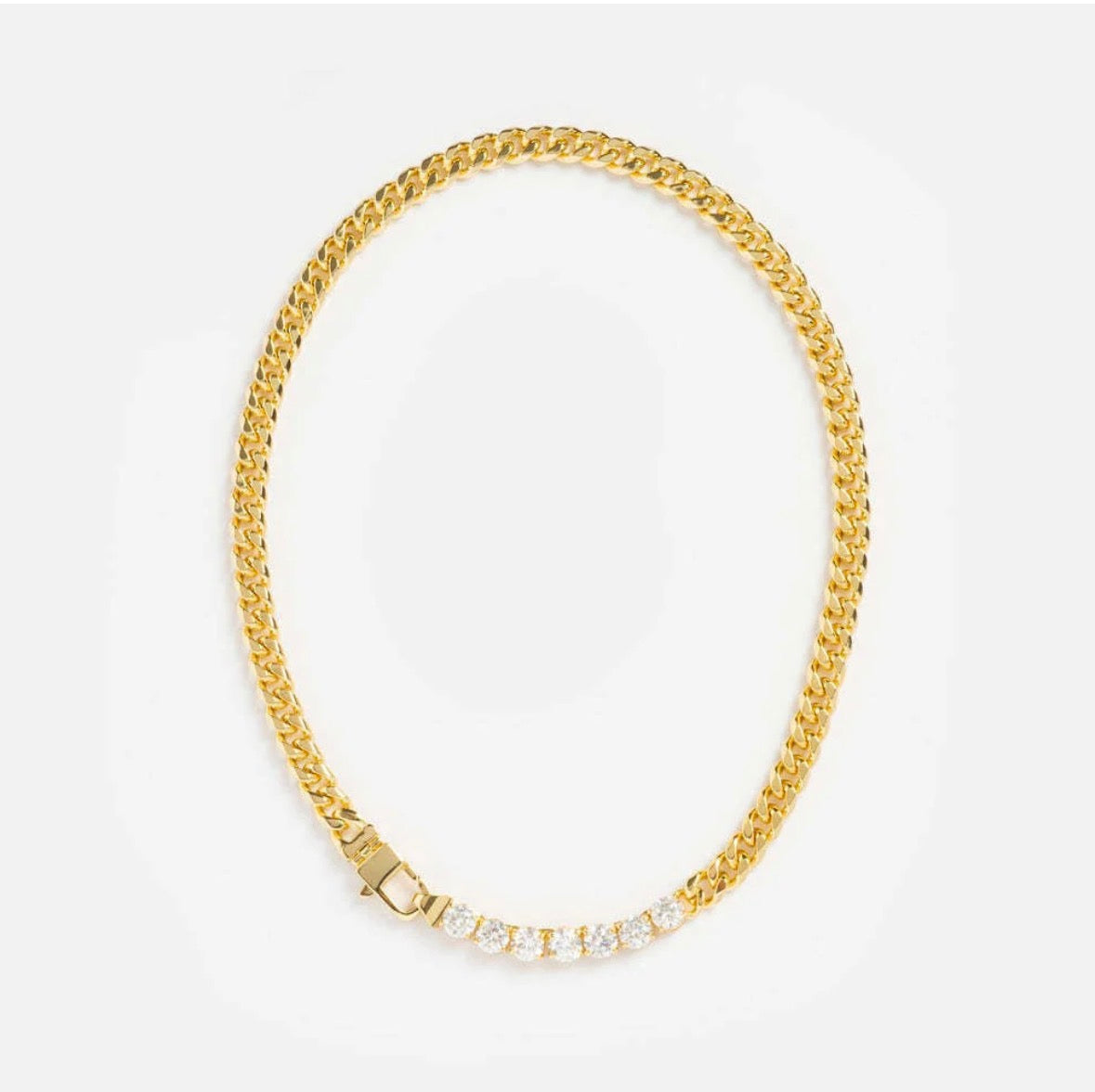 Linked Diamond Necklace