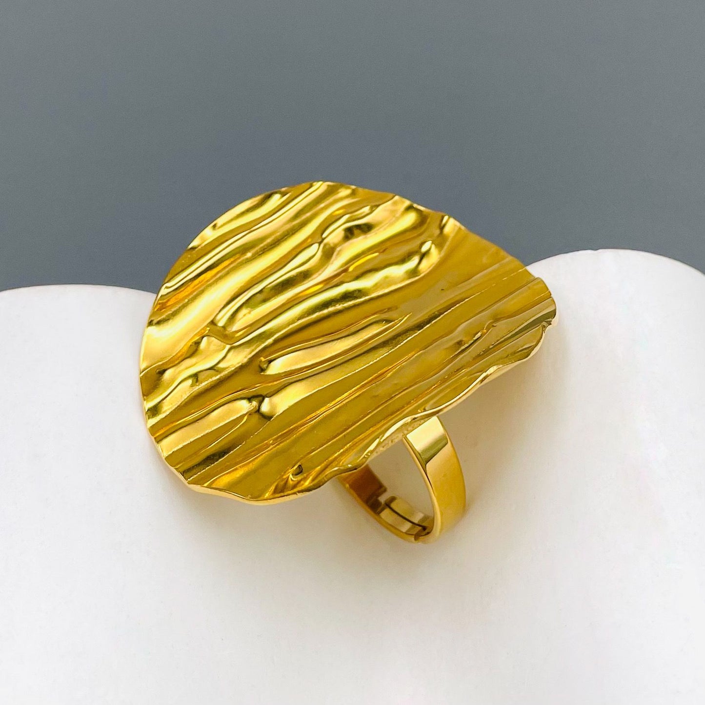 Dented Golden Ring