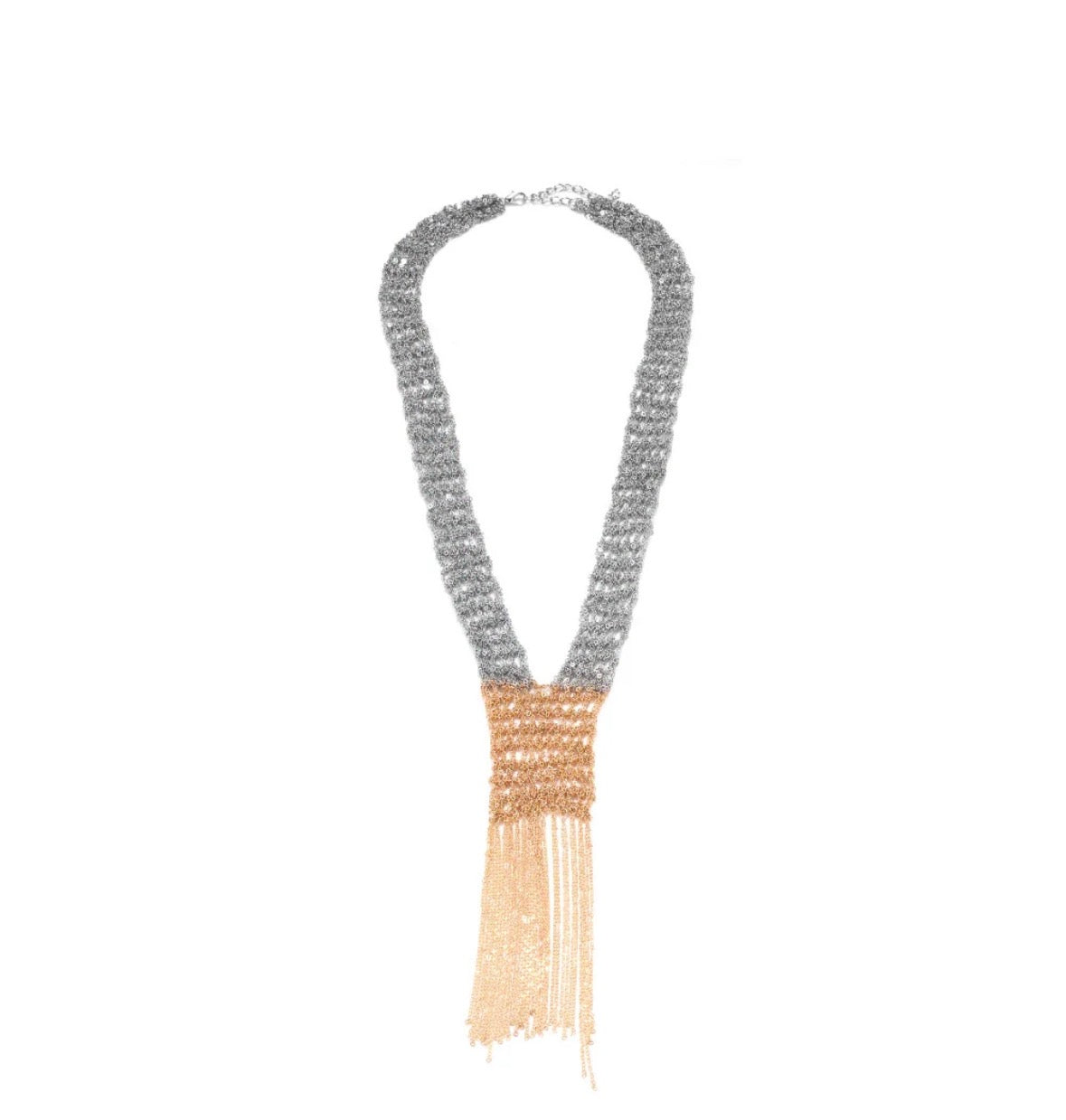 Falling tassel Duel Necklace