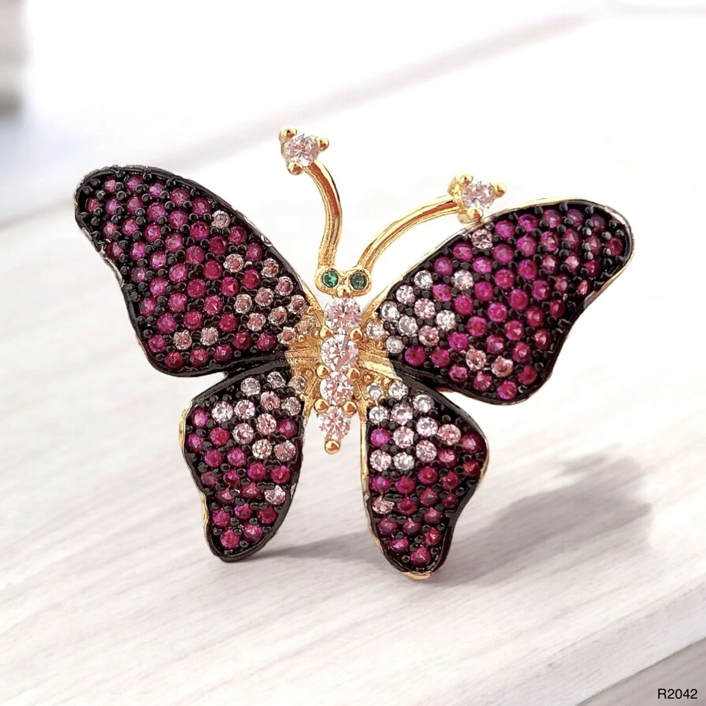 Butterfly Stone Ring
