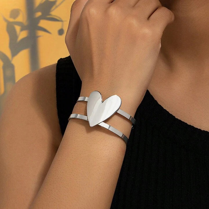 Heart Motif Cuff