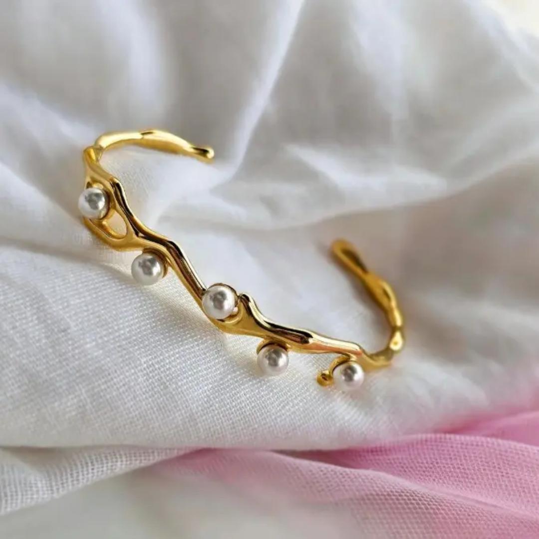 Zig Zag Pearl Kada