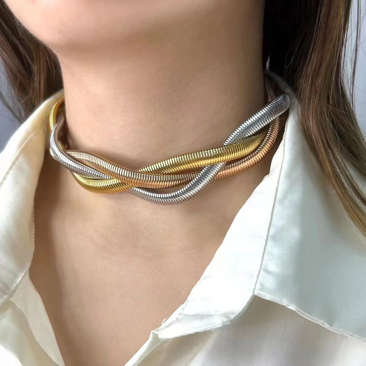 Tangled Choker Necklace