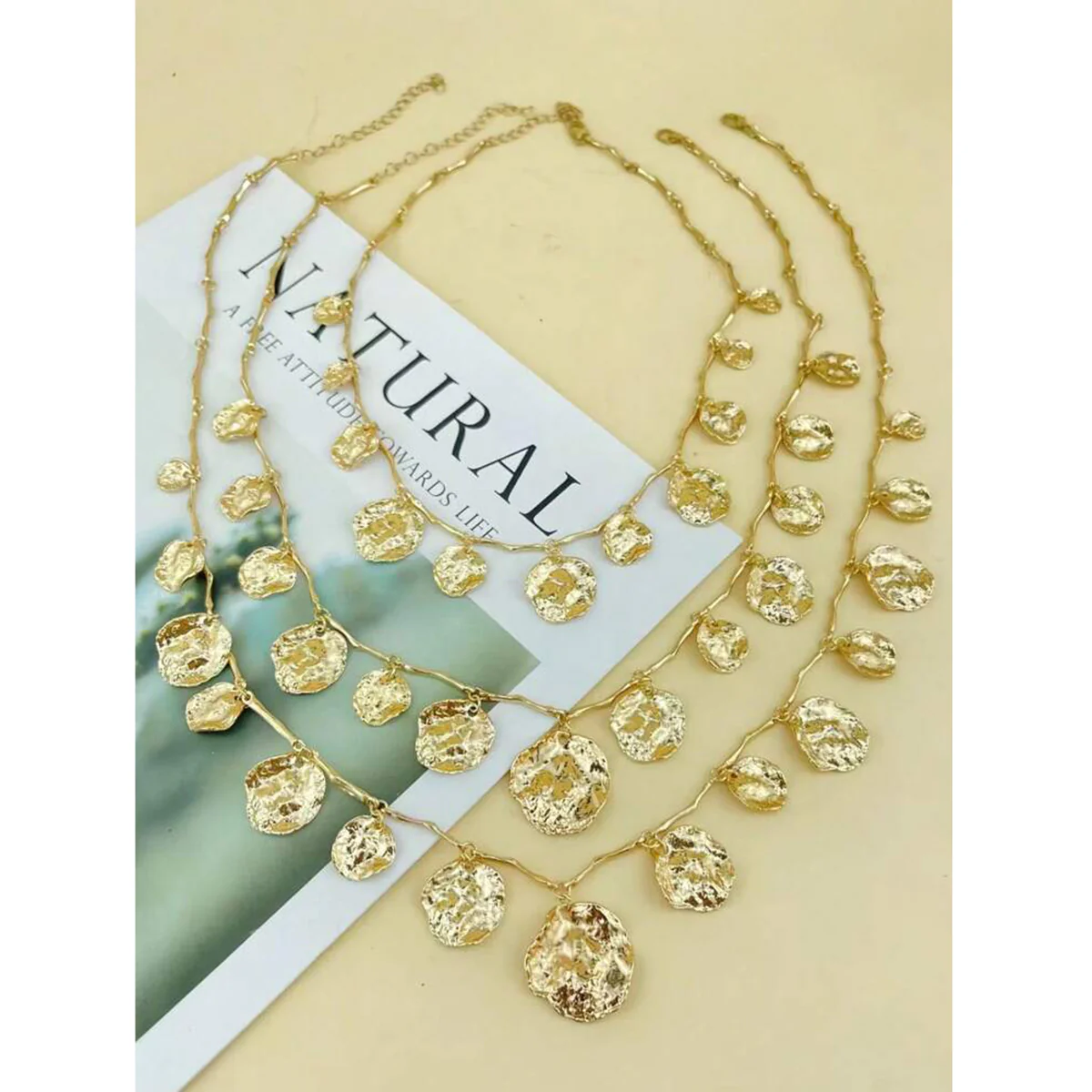 Coined Layered Necklace