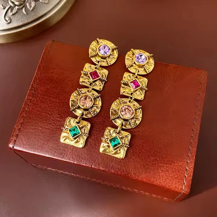 Vintage Stone Earrings