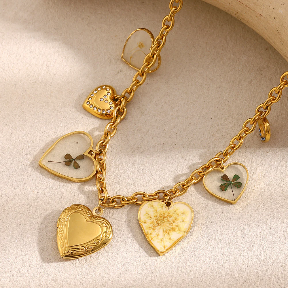 All Hearts Charm Necklace