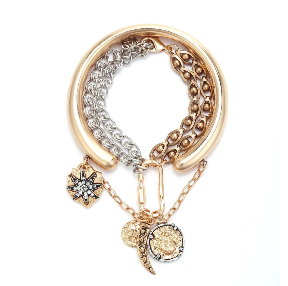 Dual Tone Kada and Bracelet