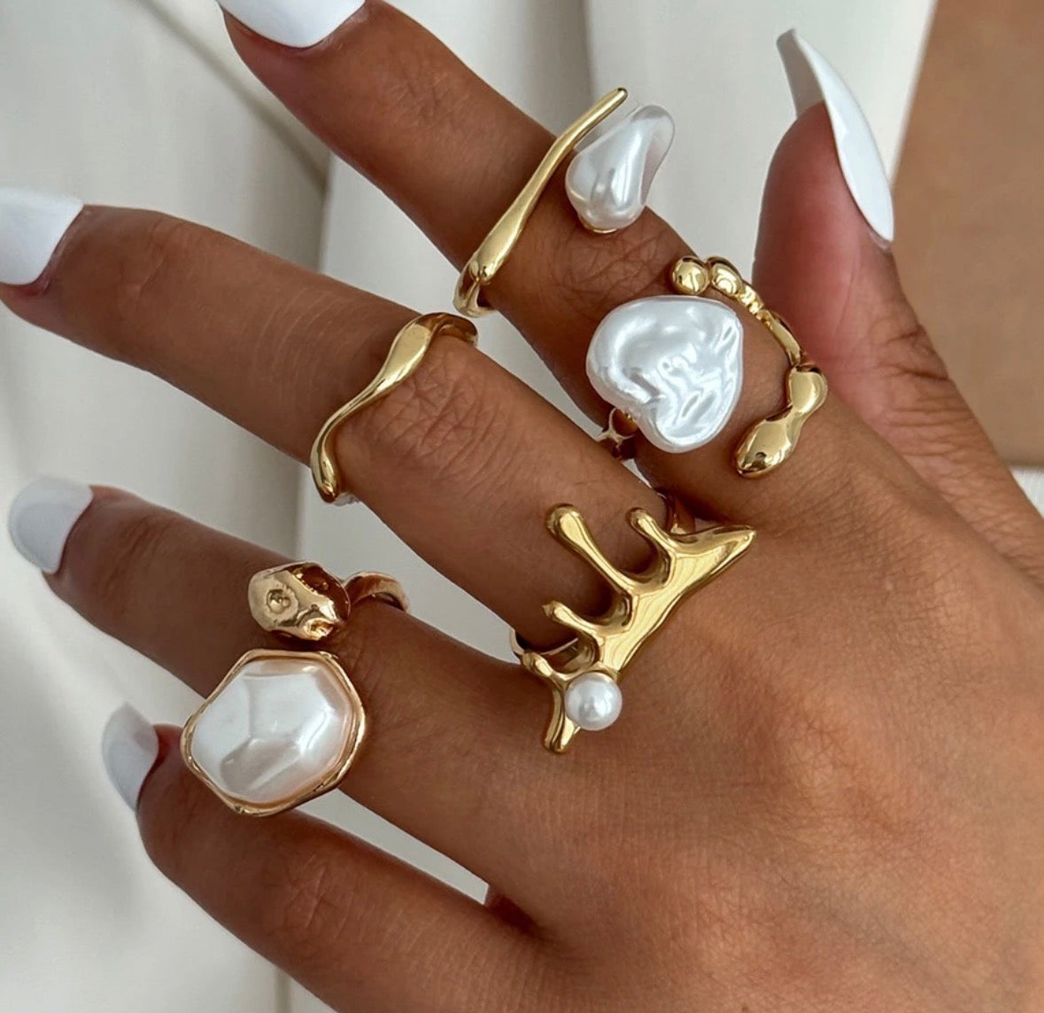 Pearl Drip Set of 5
