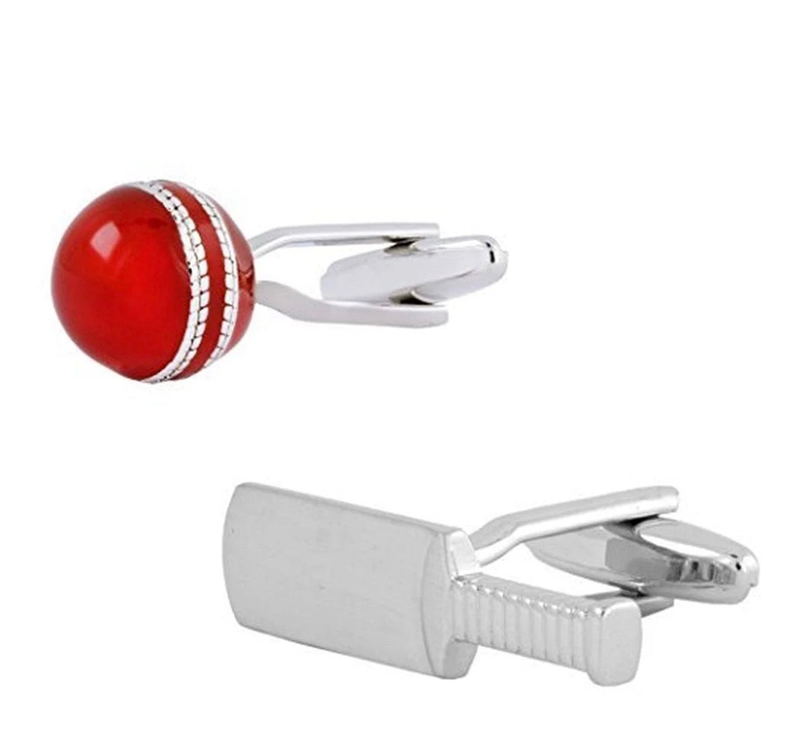 Cricket Bat and Ball Cufflink