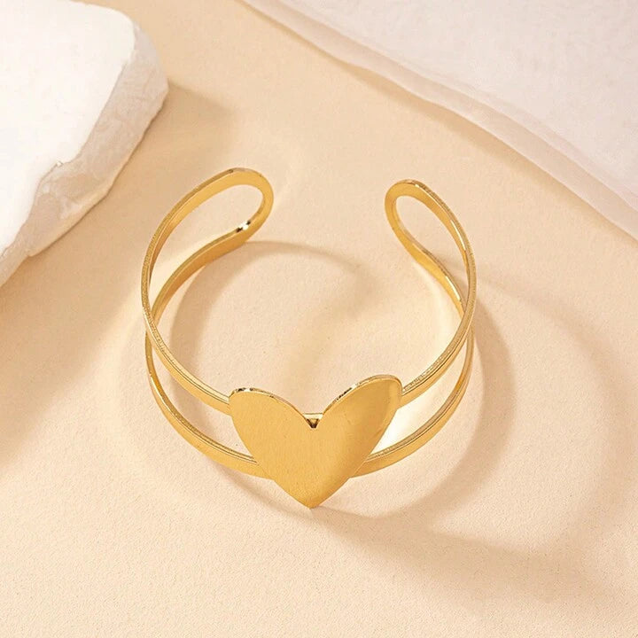 Heart Motif Cuff
