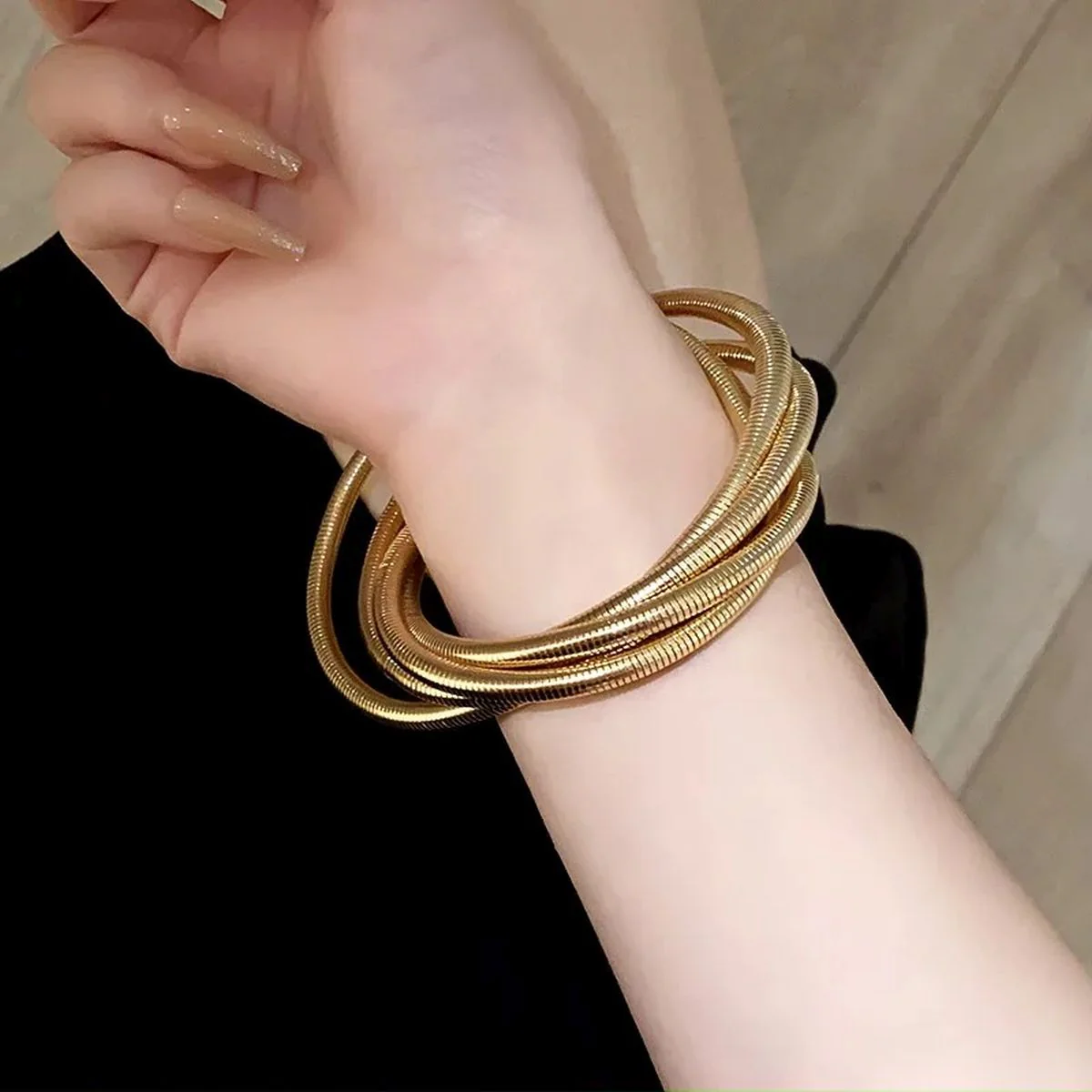 Folded Layered Bracelet