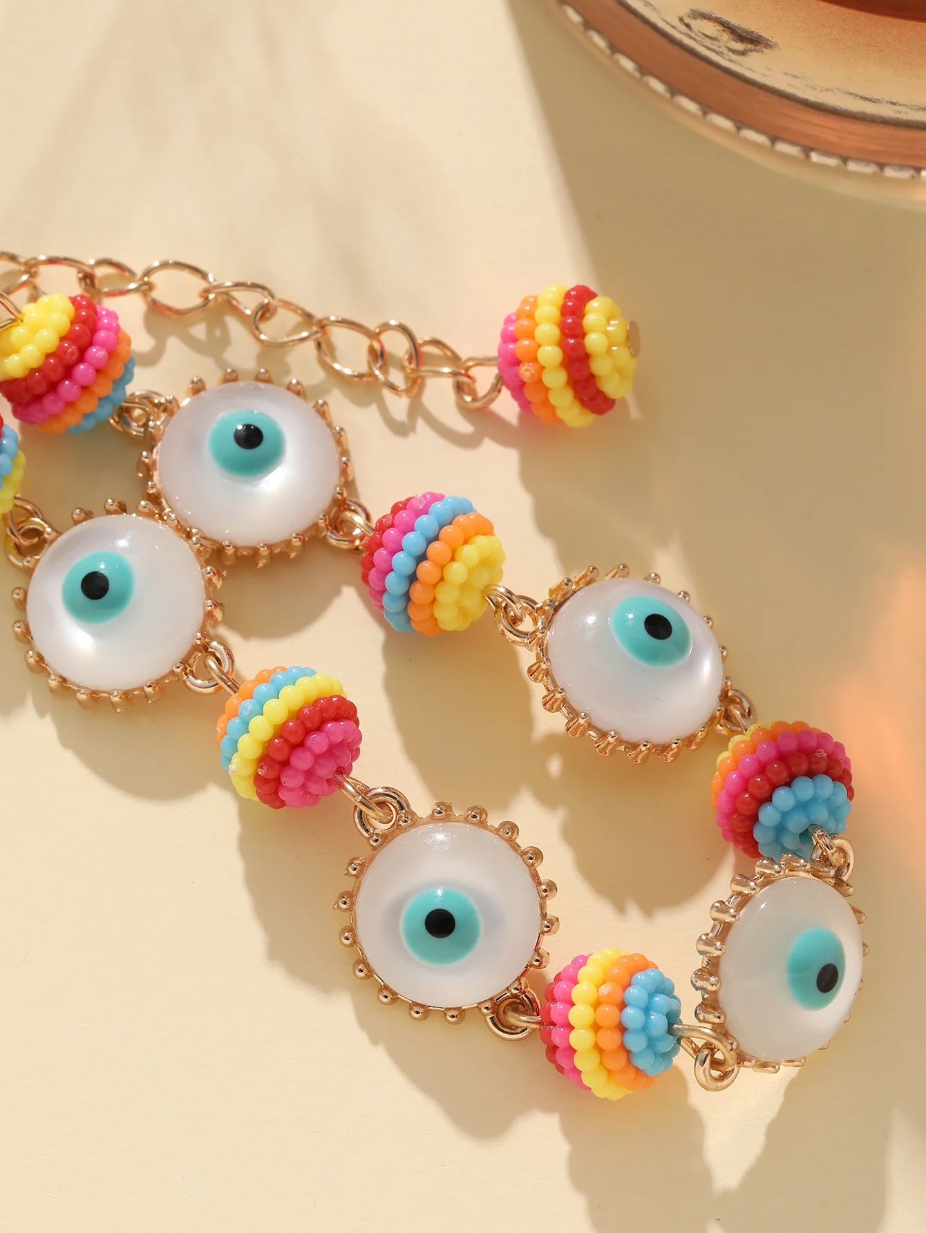 Beaded Evil Eye Bracelet