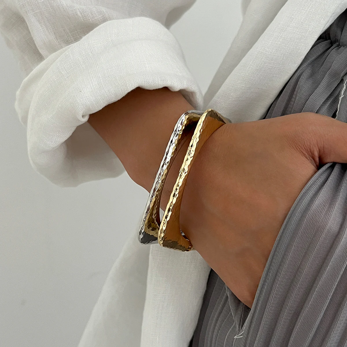 Slim Square Kada Bracelet