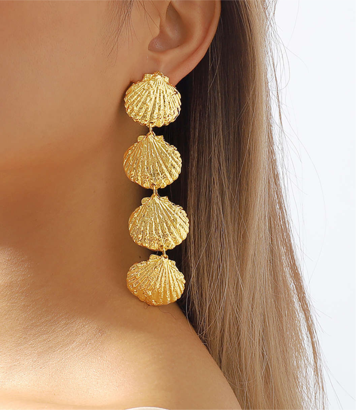 Shell Drop Earrings