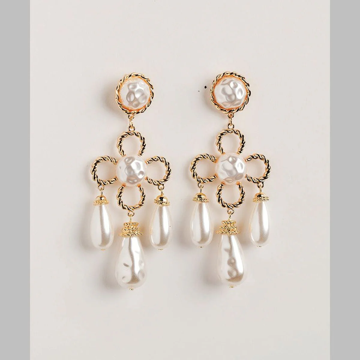 Pearl Chandelier Drop Earrings