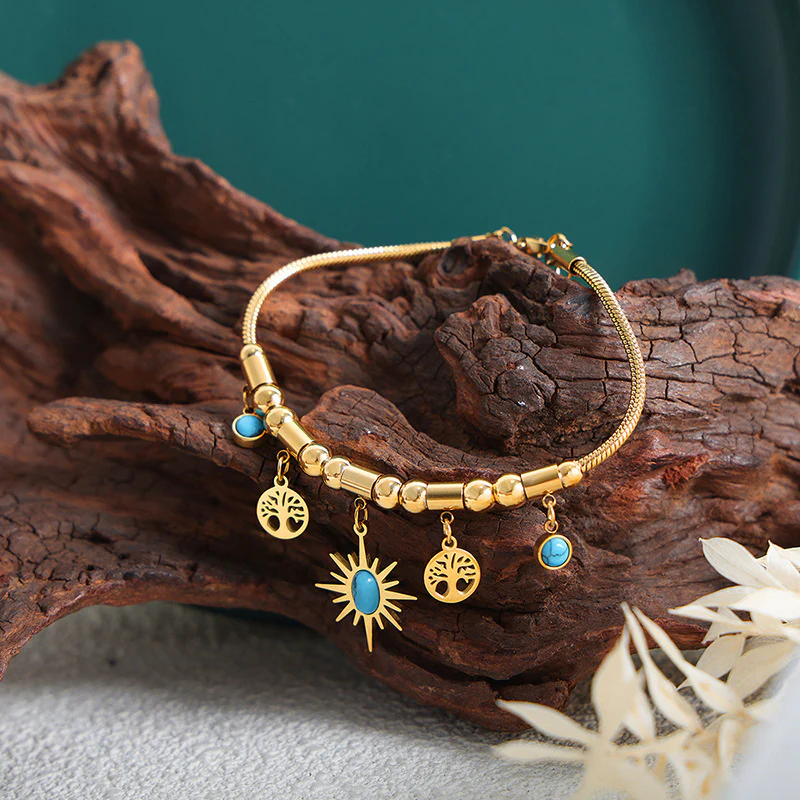 Sun Charm Bracelet
