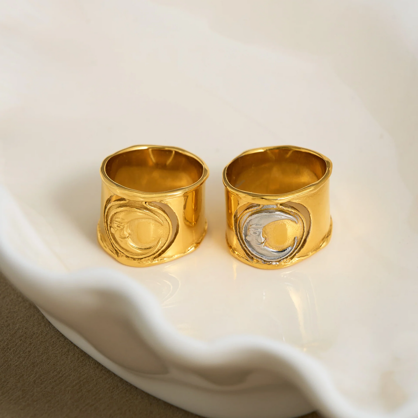 Sun and Moon Rings