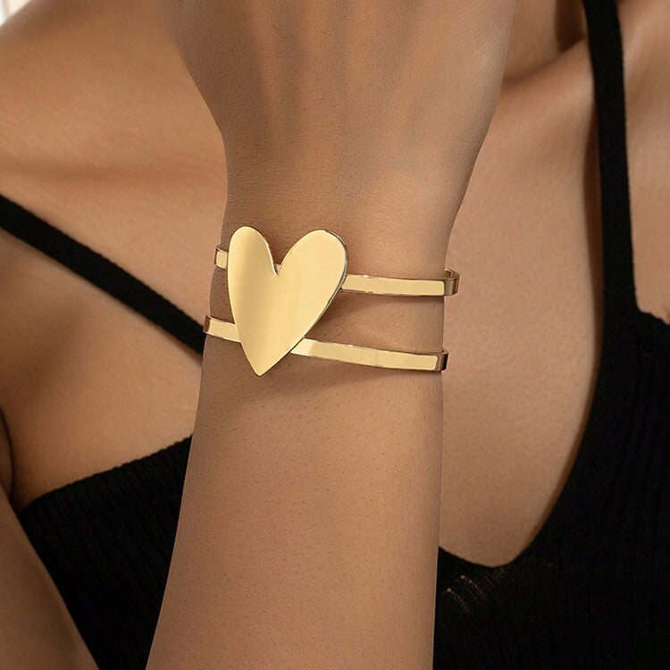 Heart Motif Cuff