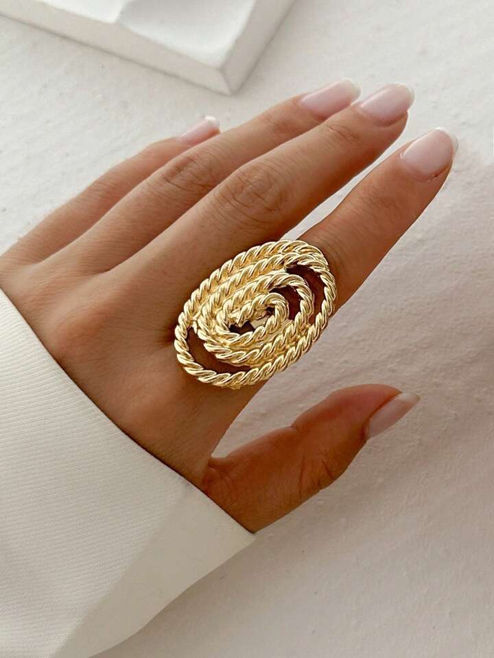 Twisted Fold Ring