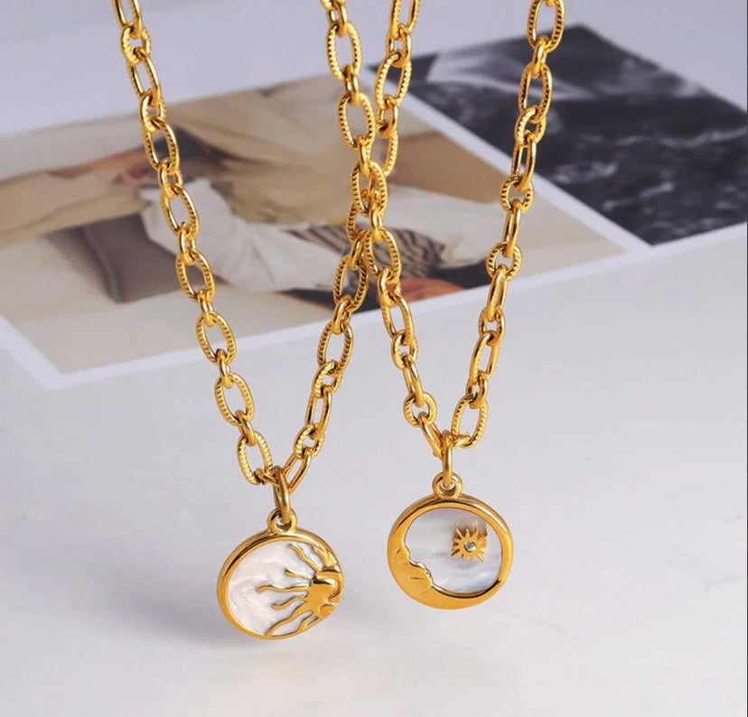 Sun Pendant Necklace