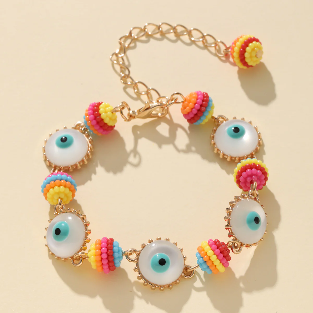 Beaded Evil Eye Bracelet