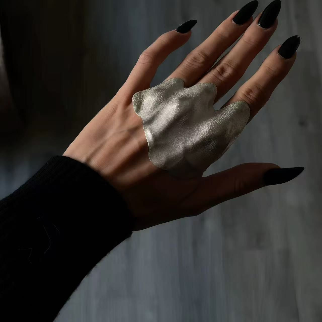 Hot Stuff Asymmetrical Plated Ring