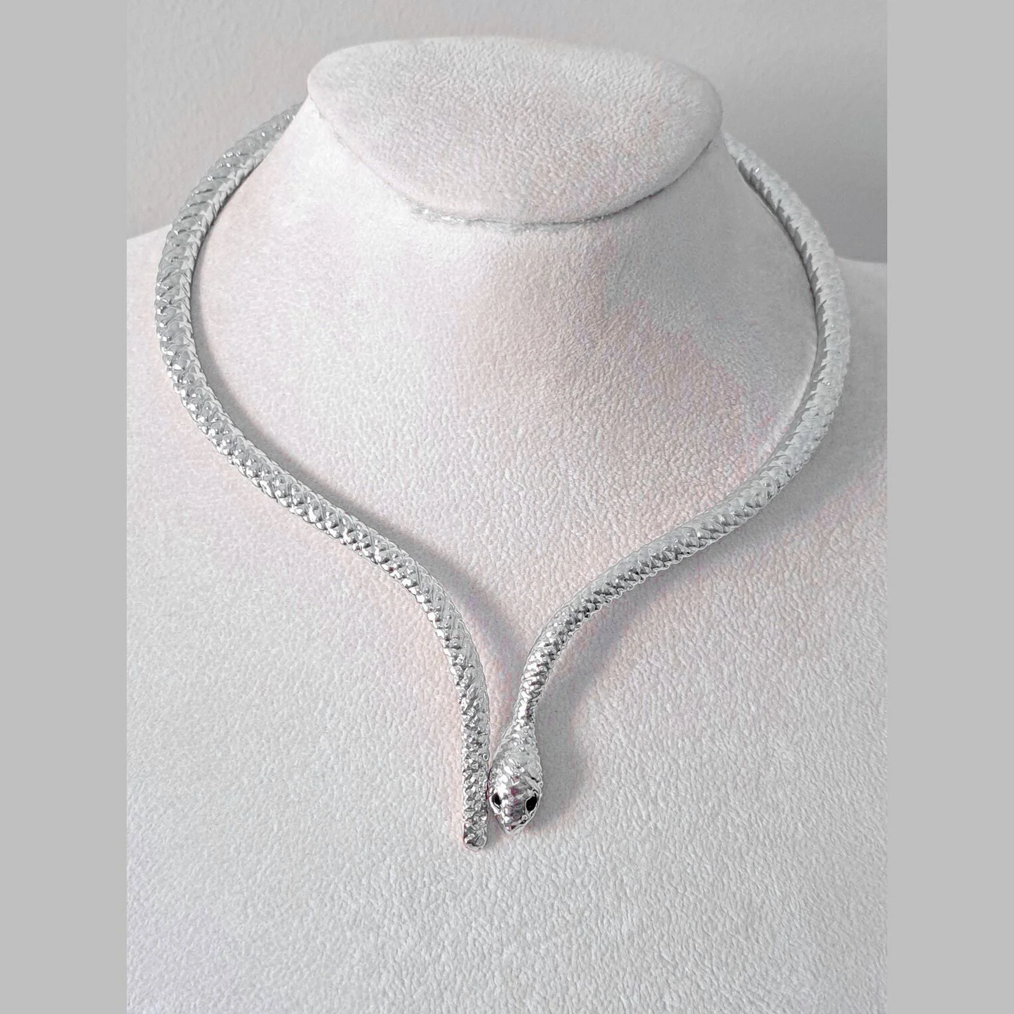 Silver Snake Choker
