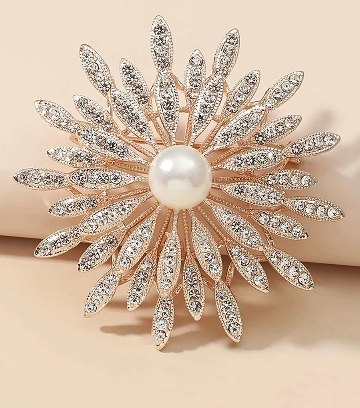 Pearl Flower Brooch
