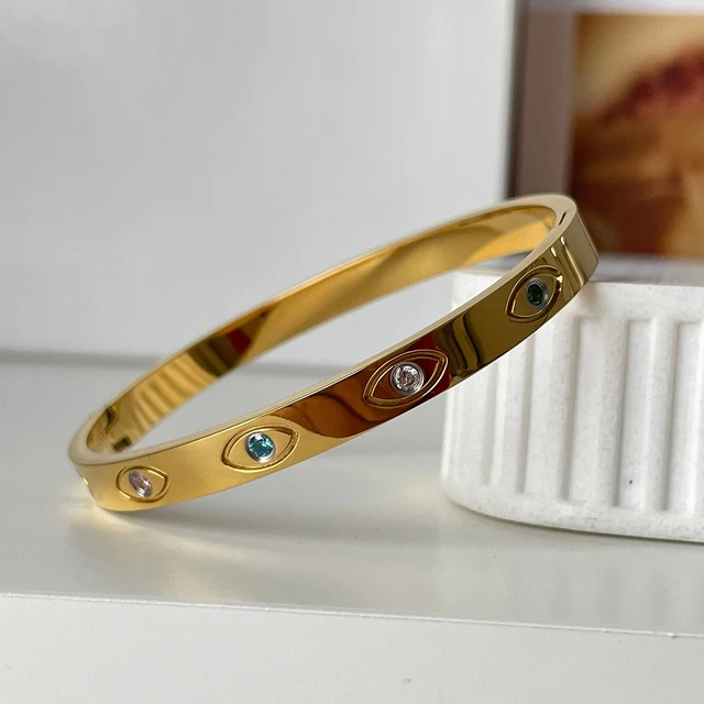 Evil Eye Crystal Kada