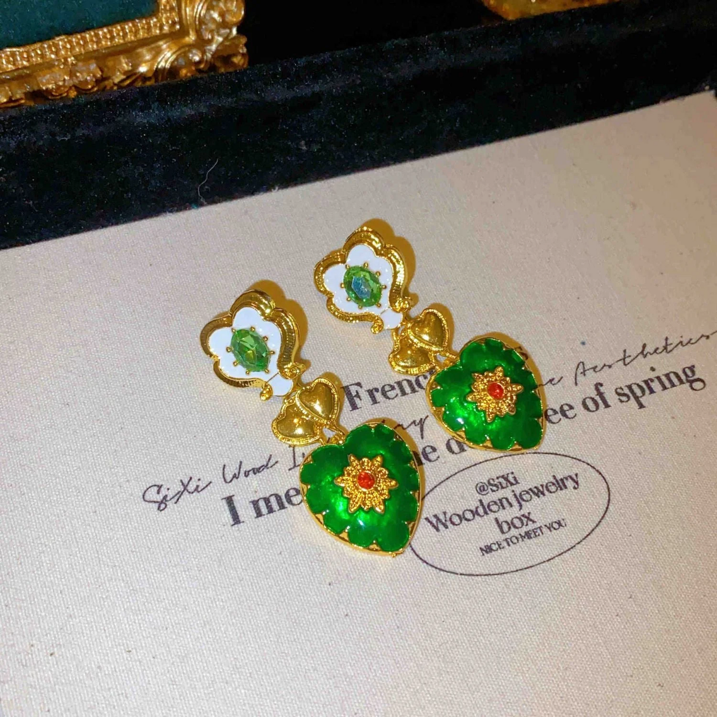 Rainbow Heart Enamel Set
