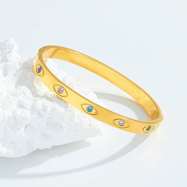 Evil Eye Crystal Kada
