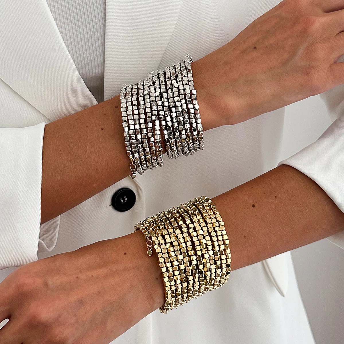 Beaded Round Wrap Bracelet