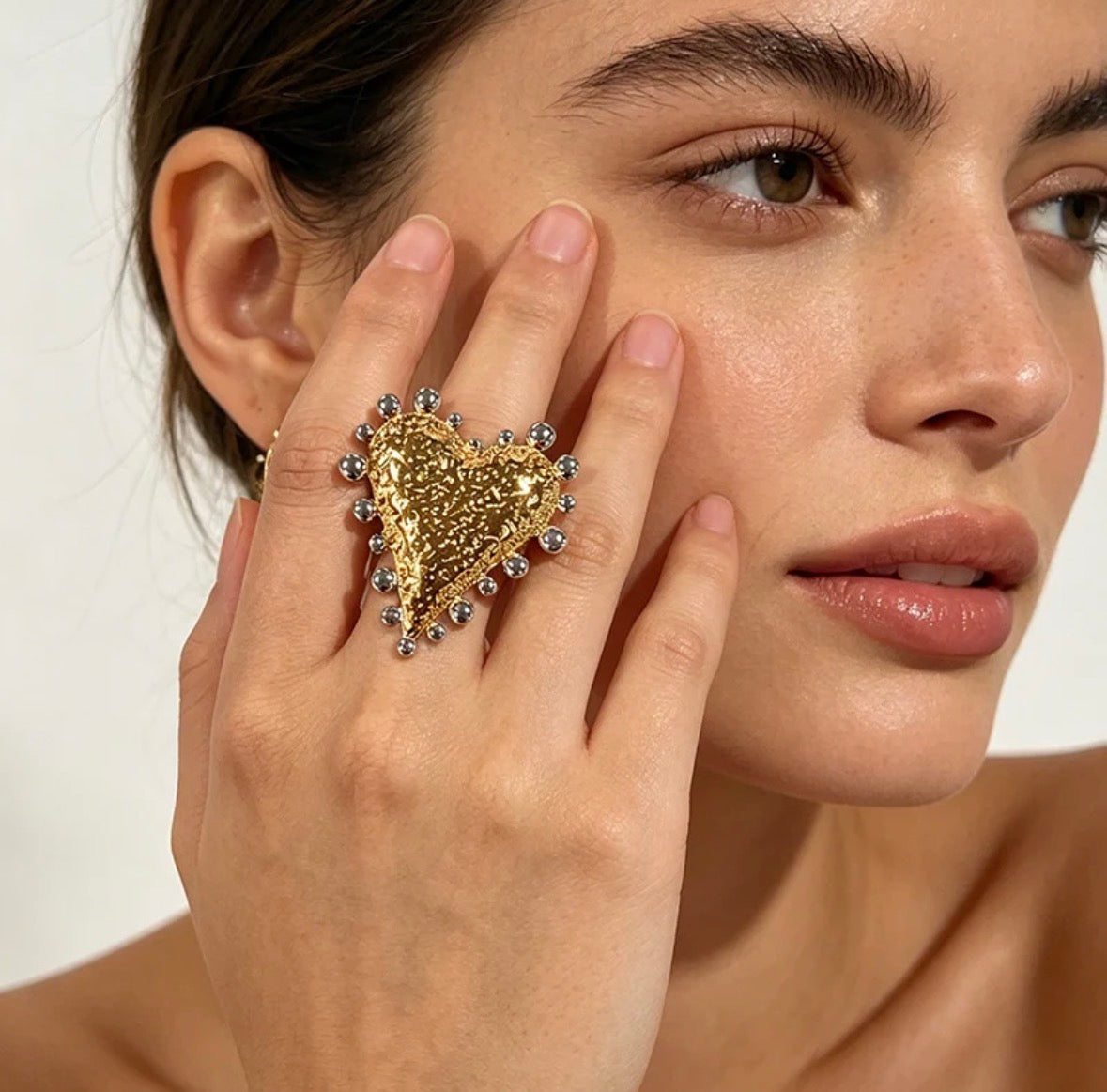 Beaten Heart Ring