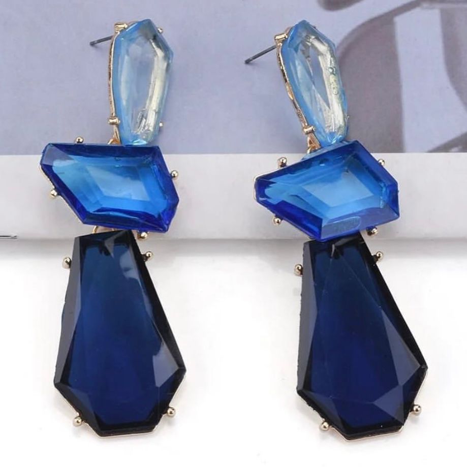 Blue Crystal Dangler