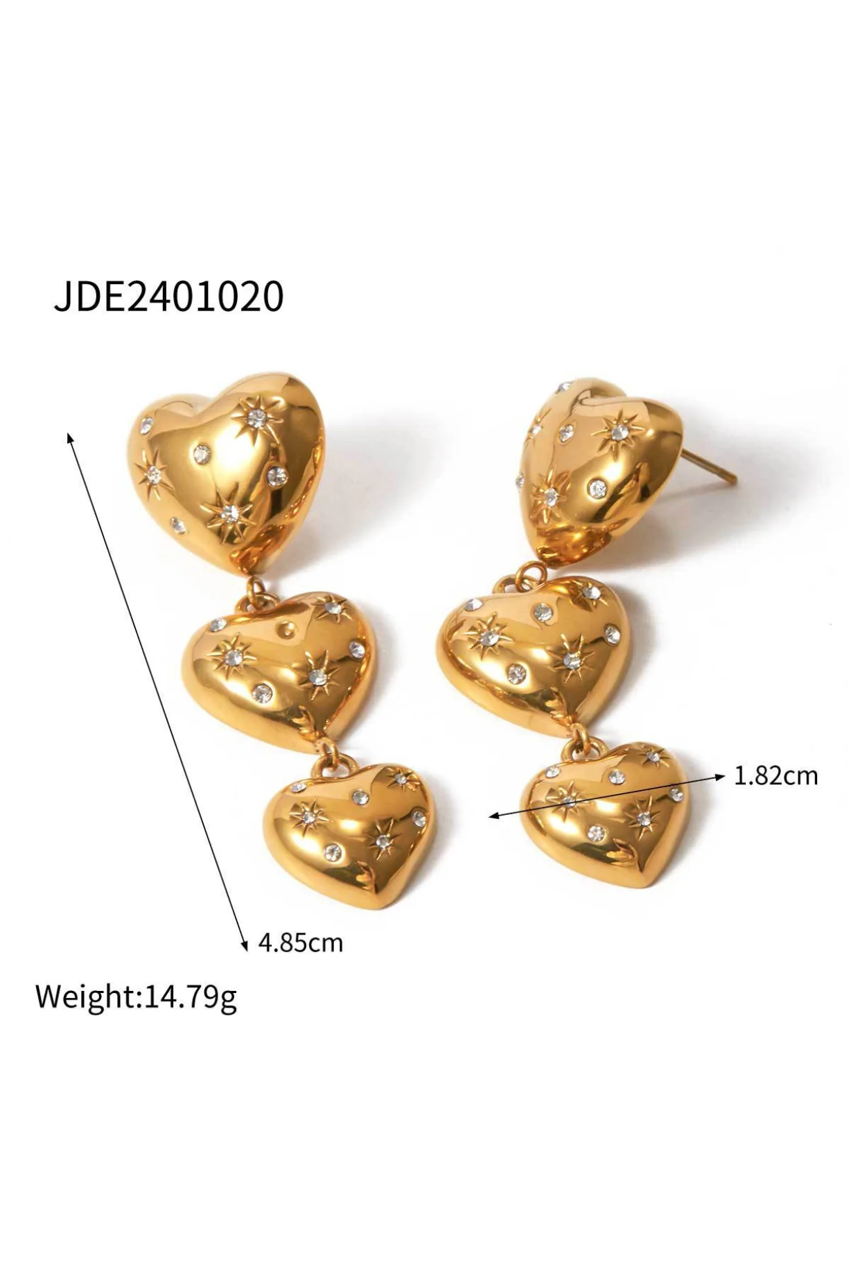 Heart-drop Earrings