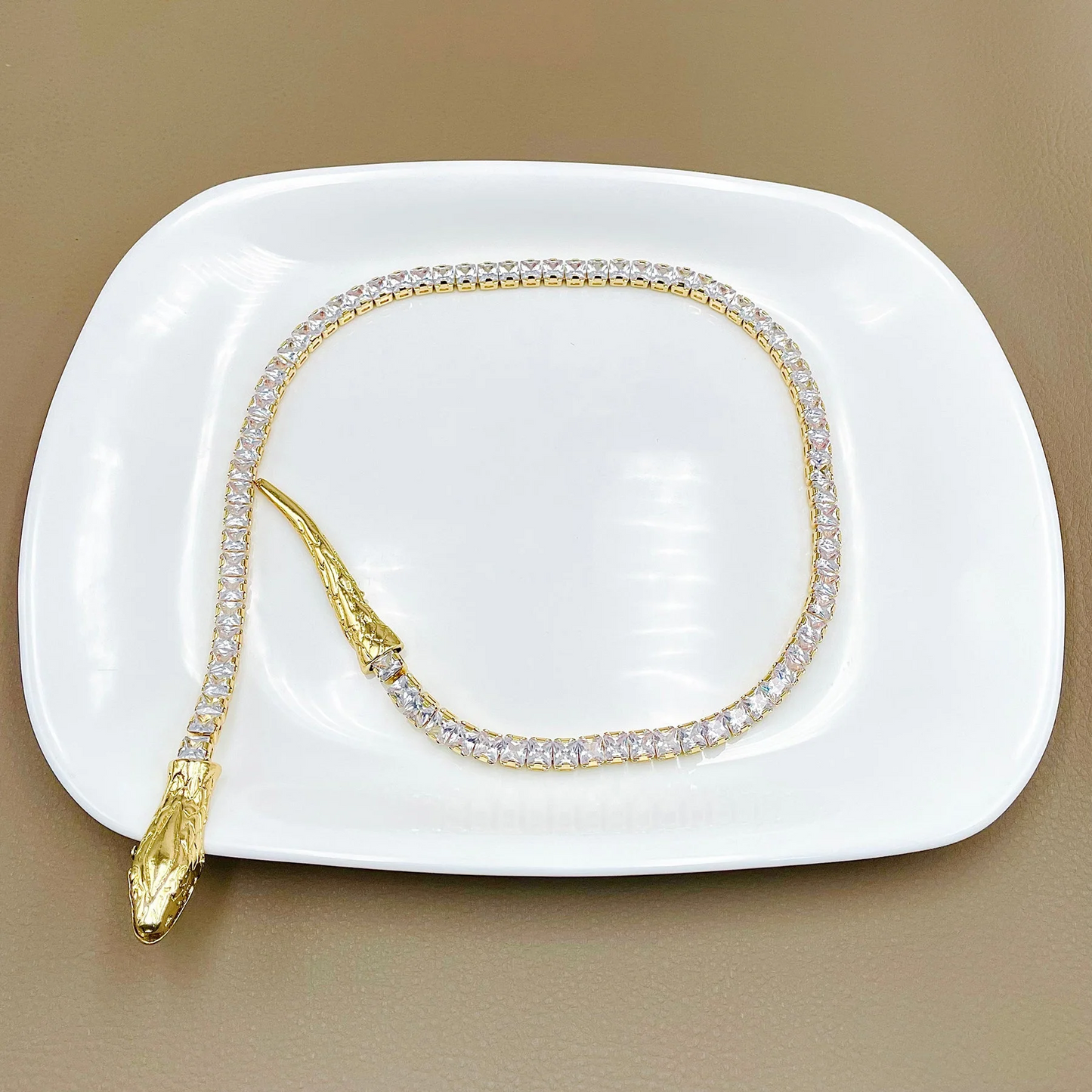 Crystal Snake Neck Wrap