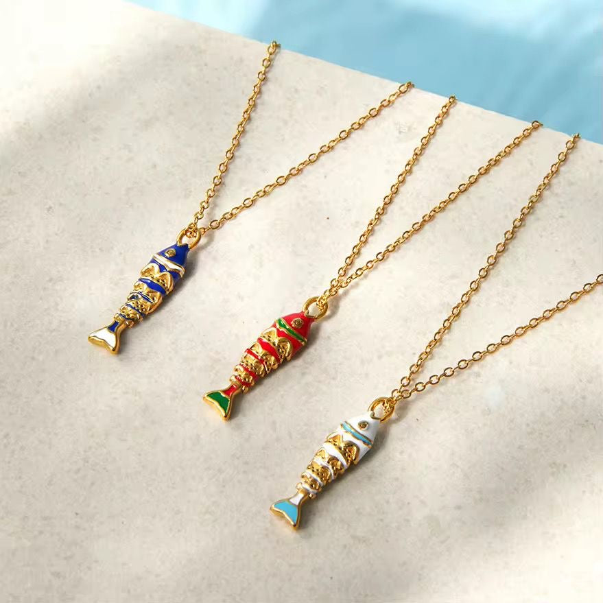 Fish Pendant Necklace