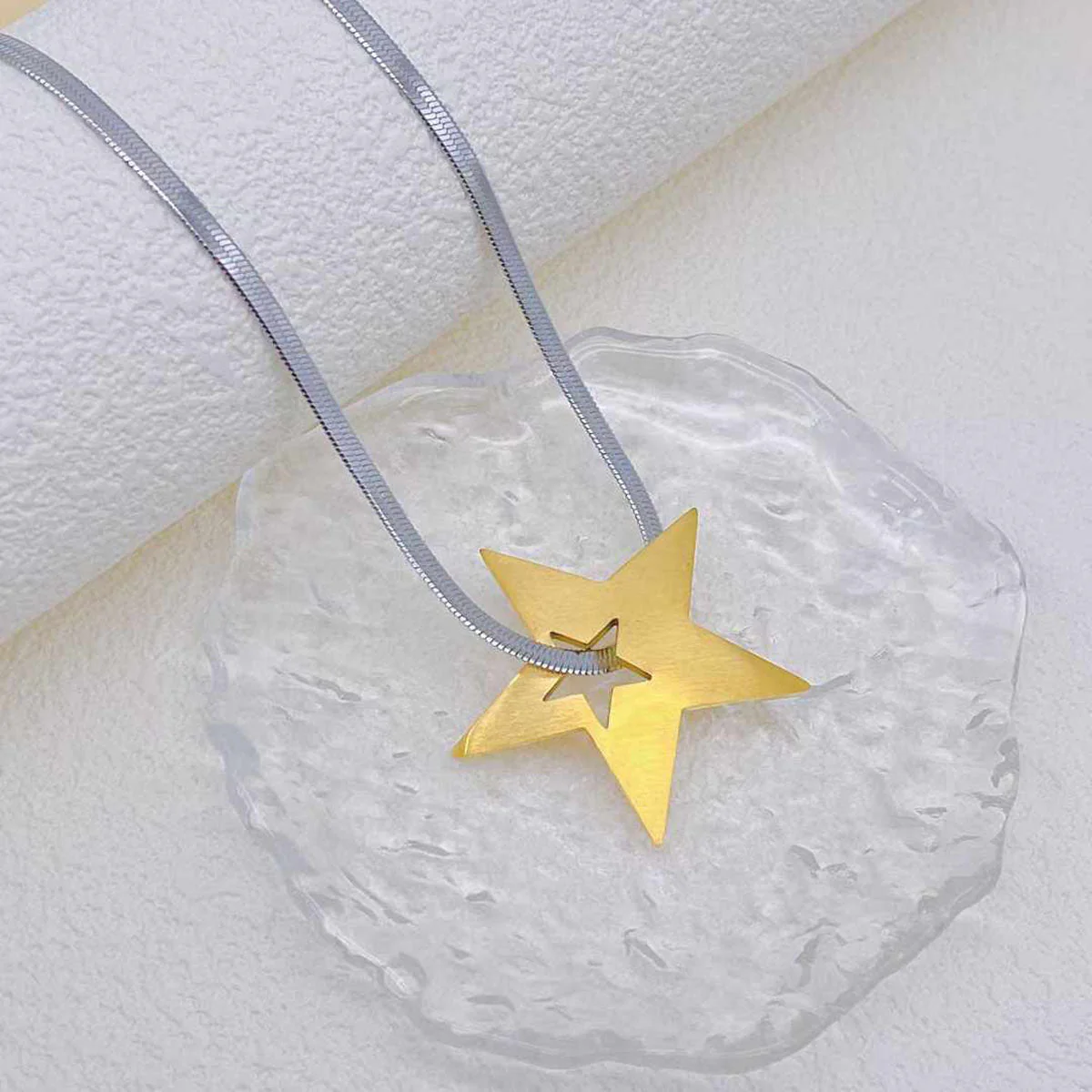 Multi  Colour Star Necklace