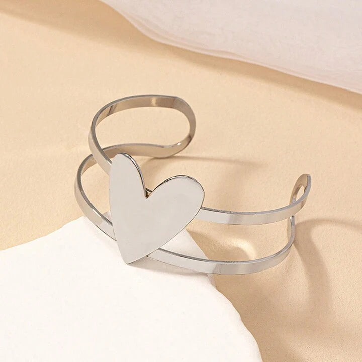 Heart Motif Cuff