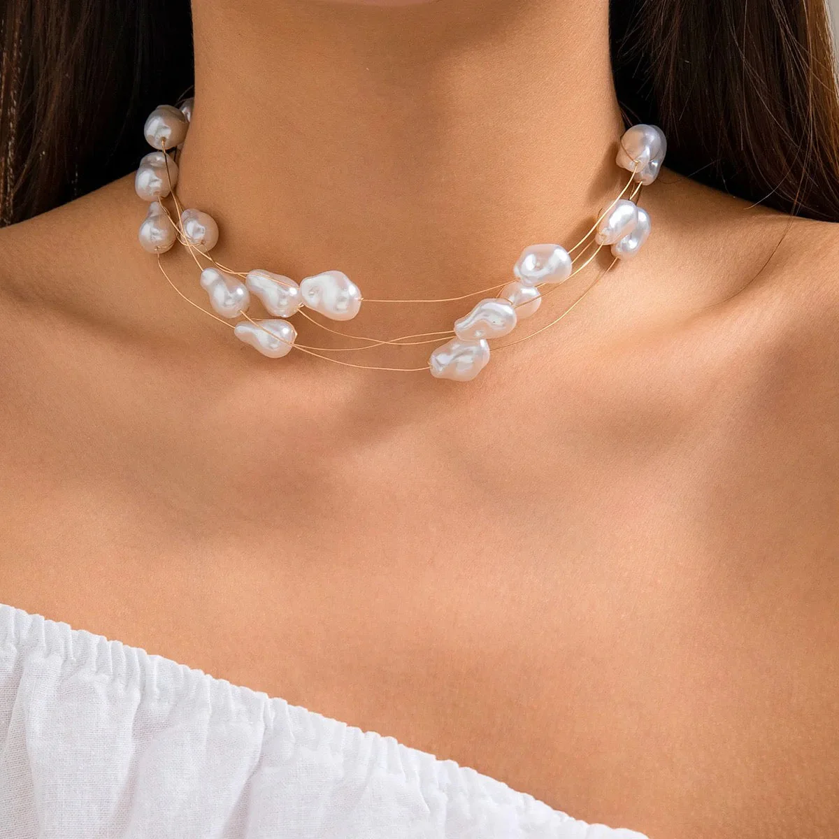 Mother Of Pearl Choker