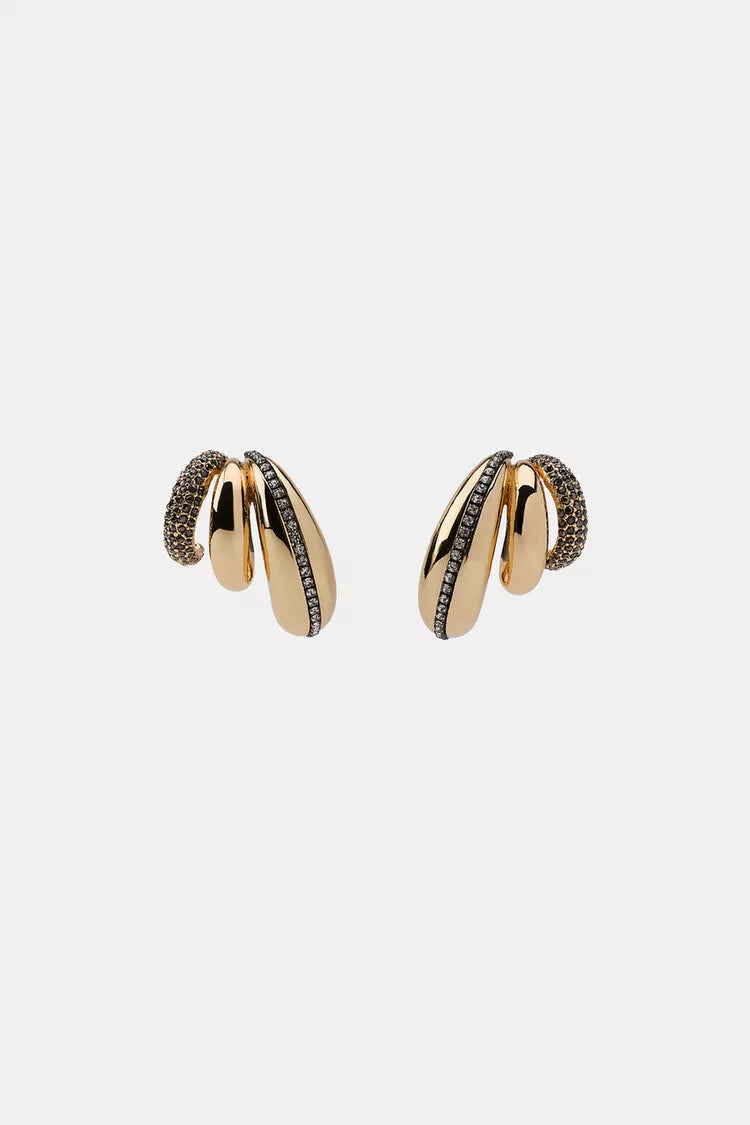 Triple Line Cuff Earrings