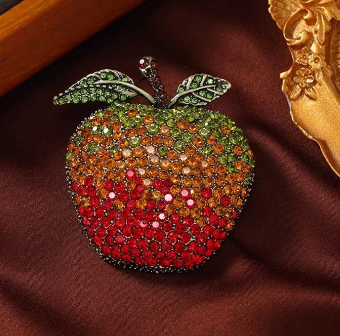 Apple Brooch