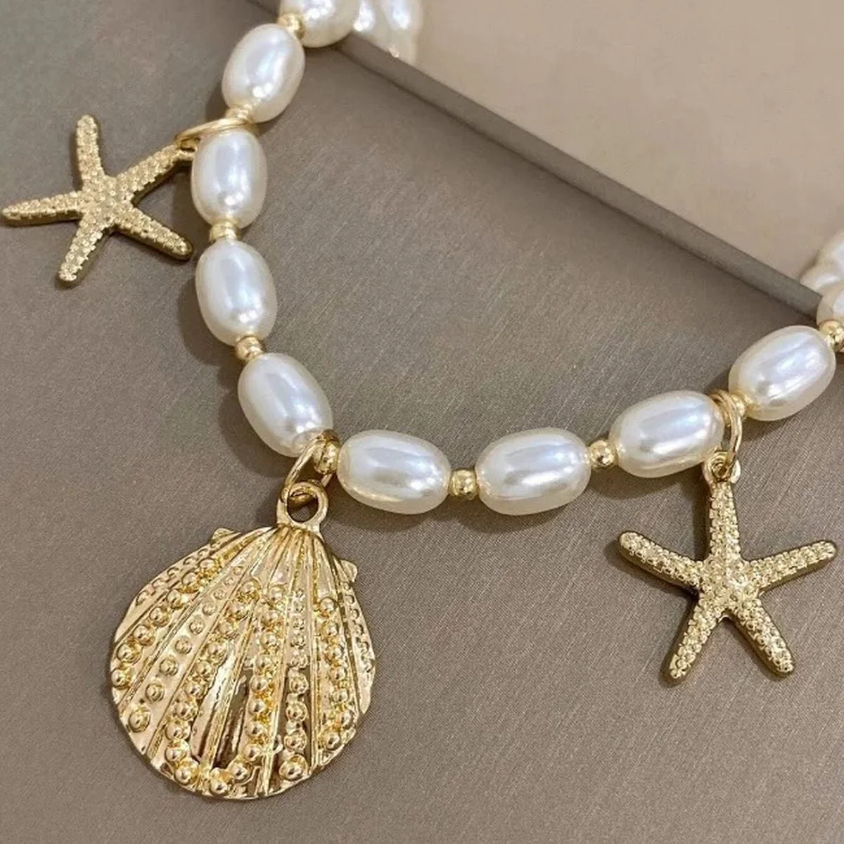 Starfish Pearl Necklace